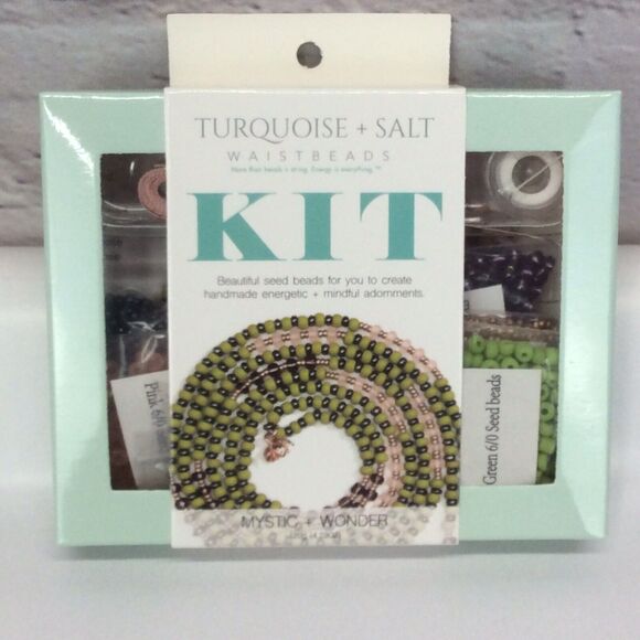 Turquoise + Salt Arts & Crafts Boho Jewelry Waistbeads Bead Kit Mystic + Wonder - Picture 2 of 3